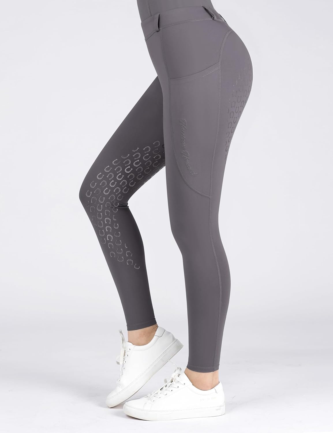 Harrison Howard Women's Horse Riding Pants Double Pocket Silicone Full-Seat Breeches Equestrian Breeches