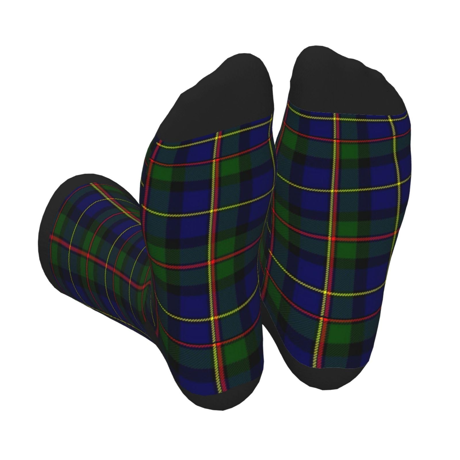 HLBSDM Clan Macleod Of Harris Tartan Soft And Warm Socks Casual Long Tube Socks For Men And Women