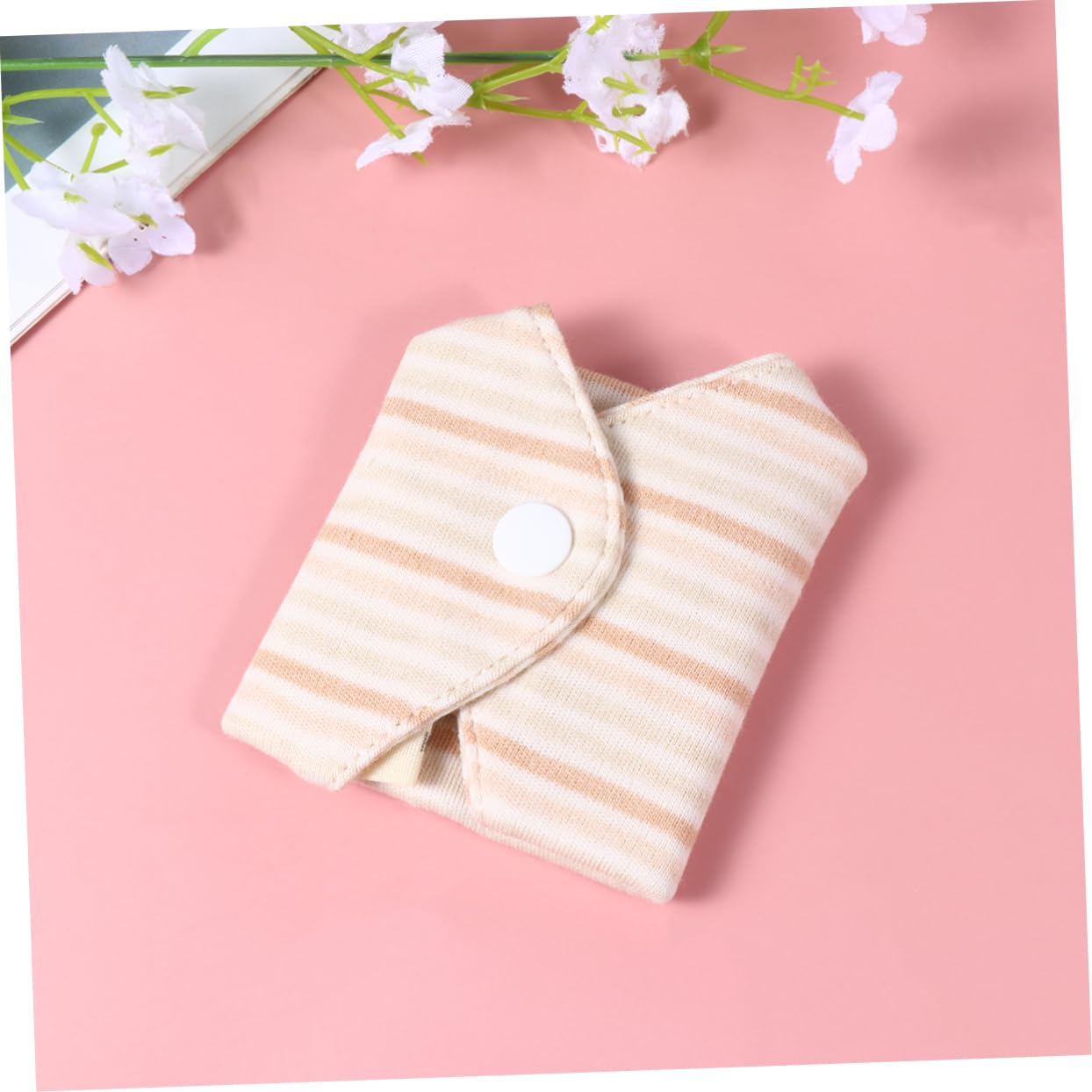 Healeved 15piezas Compresas De Algodón Orgánico Reutilizables Toallas Menstruales Superabsorbentes y Lavables Para Mujeres Menstruación o Postparto Diseño Aleatorio