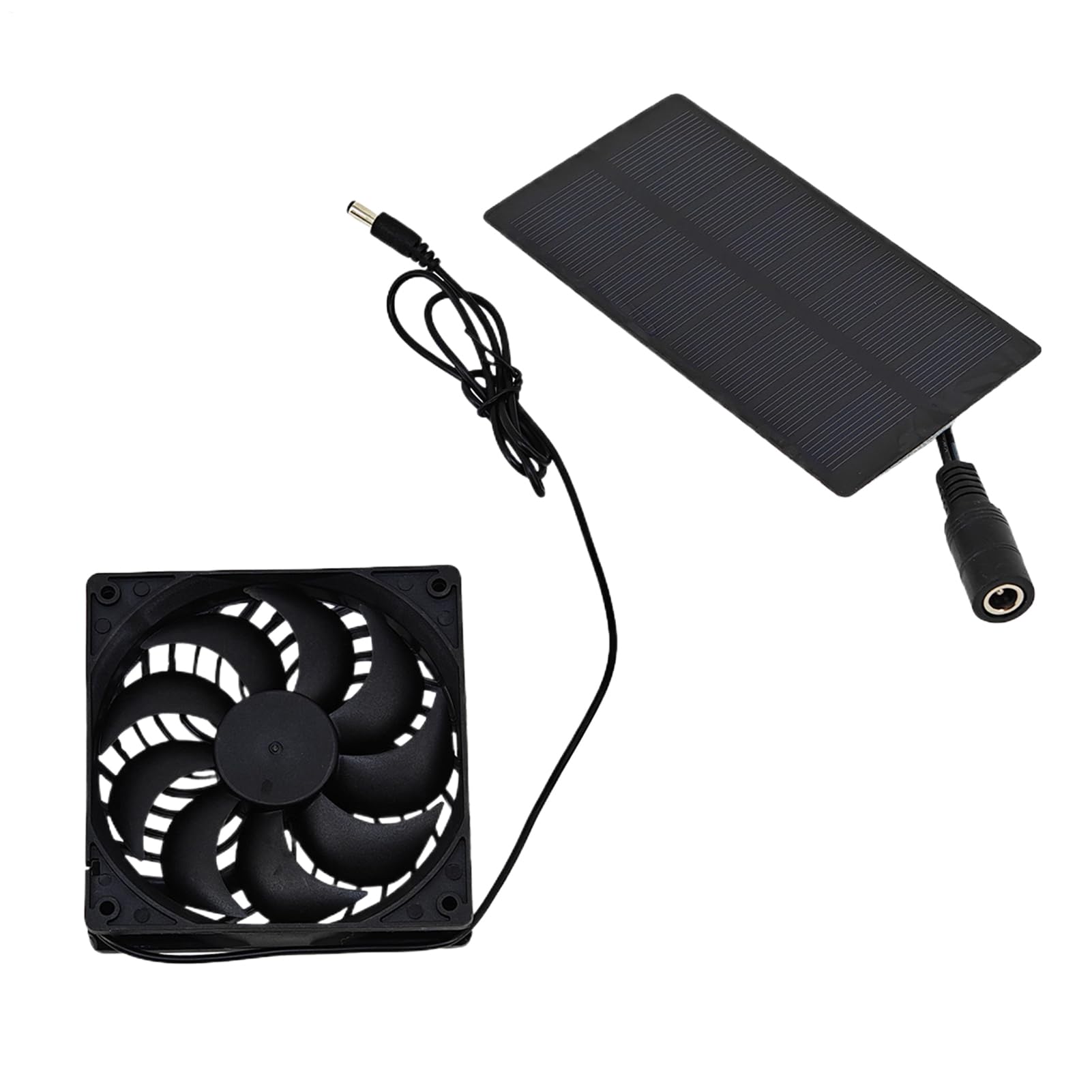 Ventilateur d'extraction solaire pour poulailler et habitation d'animaux 0.8W