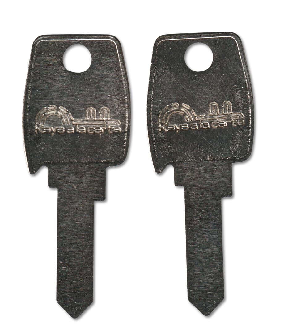 G3050 Pair (2) Replacement Keys – Cut to Code on LF7 Blank for Lock Focus/Lowe & Fletcher Cabinets & Storage | KEYSALACARTE