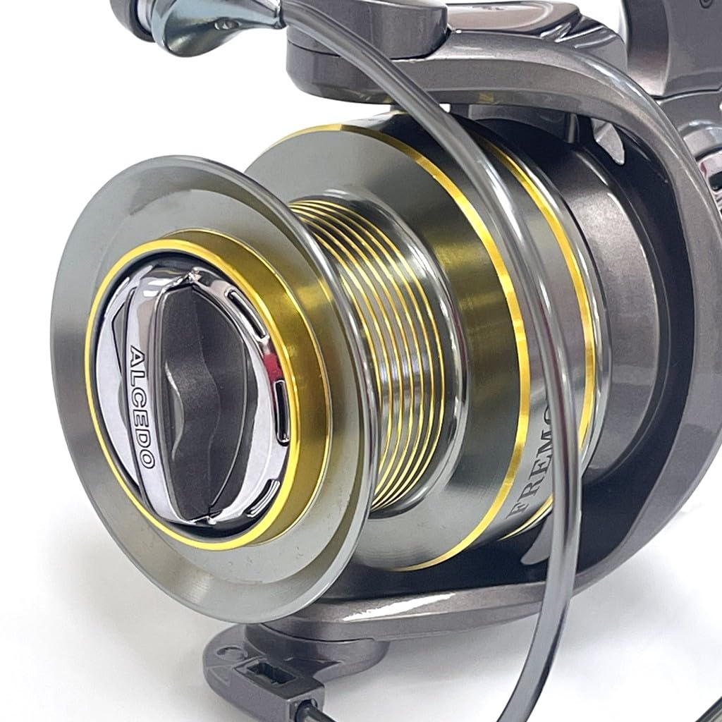 Mulinello Surfcasting Alcedo Fremont Evo 5500 – Bobina Alluminio Forgiato, 5+1 Cuscinetti, Frizione Micrometrica. Ideale per Orata, spigola, mormora, serra, ombrina, pesci di fondo di media e grossa t