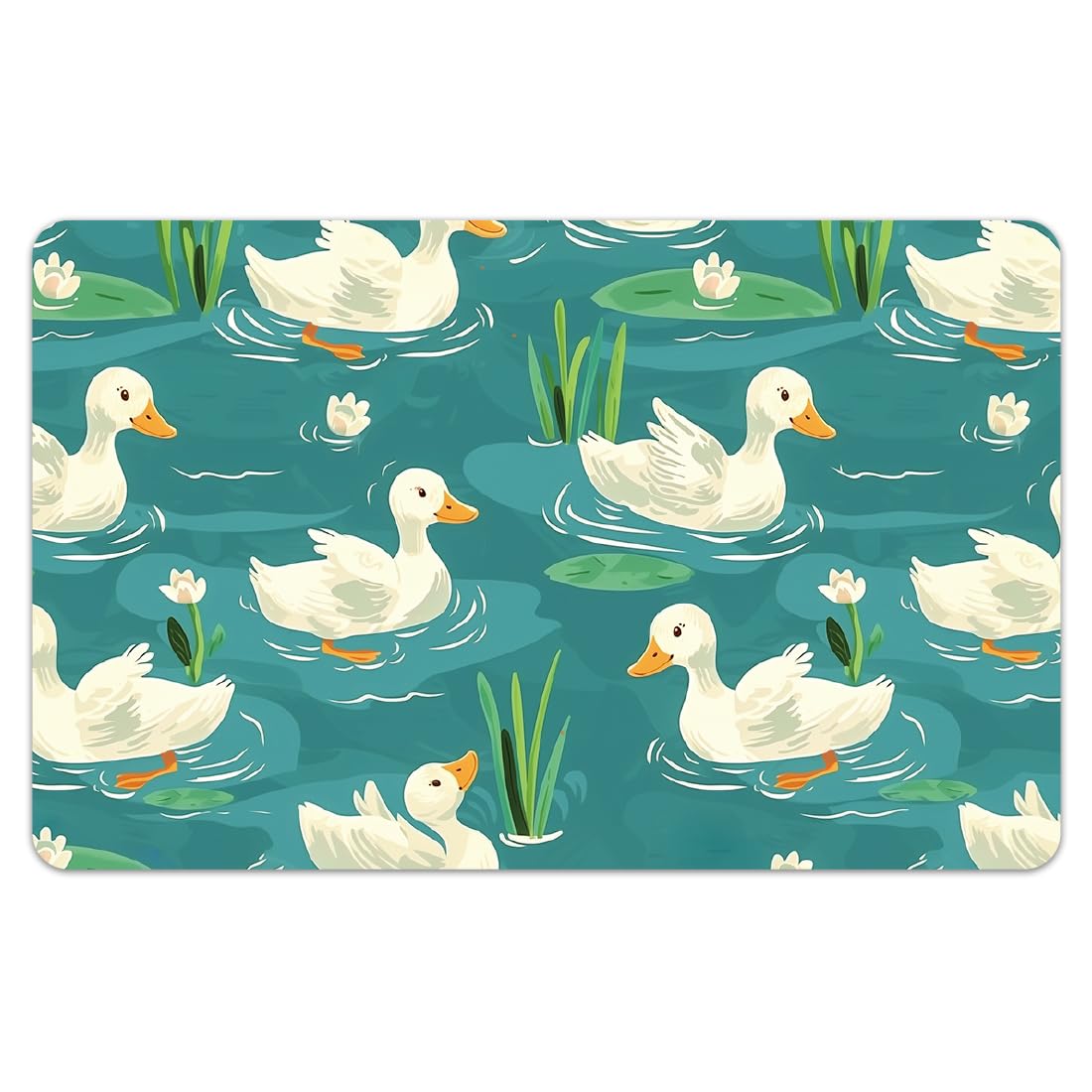 Peacoblue Bank Card Sticker Duck Credit Debit Card Custom Skin Cover Protector, 4 Styles Waterproof Scratch-Proof and Attractive Decal for Most Popular EBT Transportation Key Card — image 1