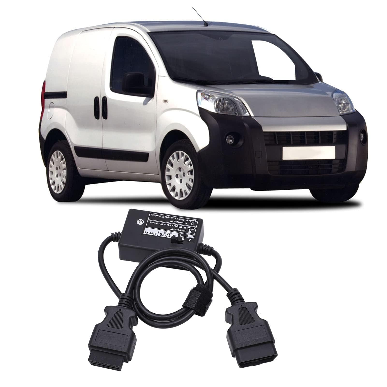 Cable de Diagnóstico OBD2, OBD2 Cable Adaptador de Diagnóstico Macho a Hembra S.1279 S1279 Reemplazo del Módulo para Peugeout
