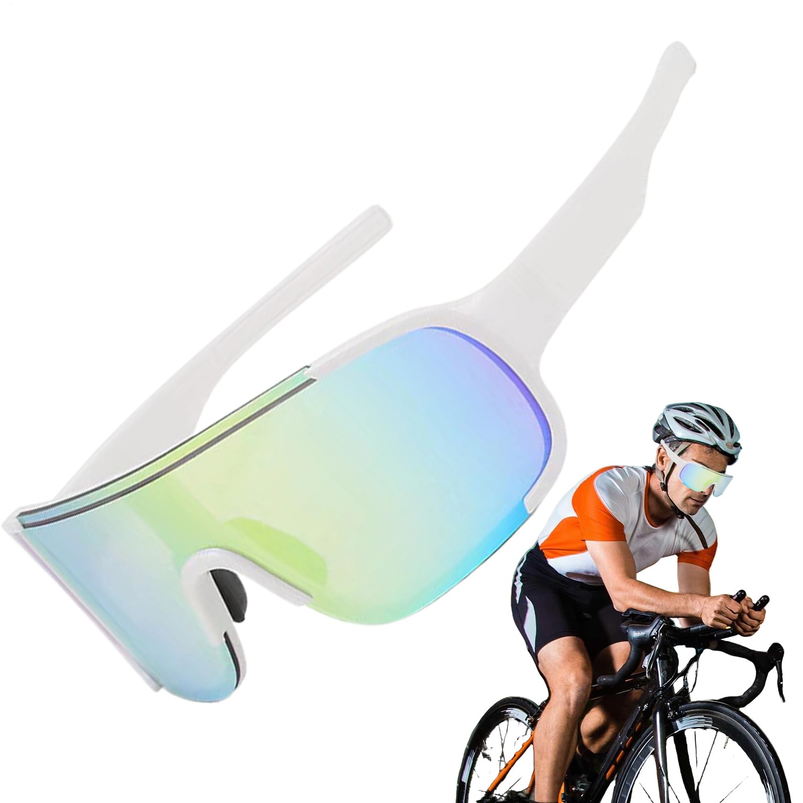 Motorrad Brillen - Helmkompatible Brille - UV-Schutz Anti-Beschlag Sportbrille Für Radfahren Ski Outdoor-Aktivitäten