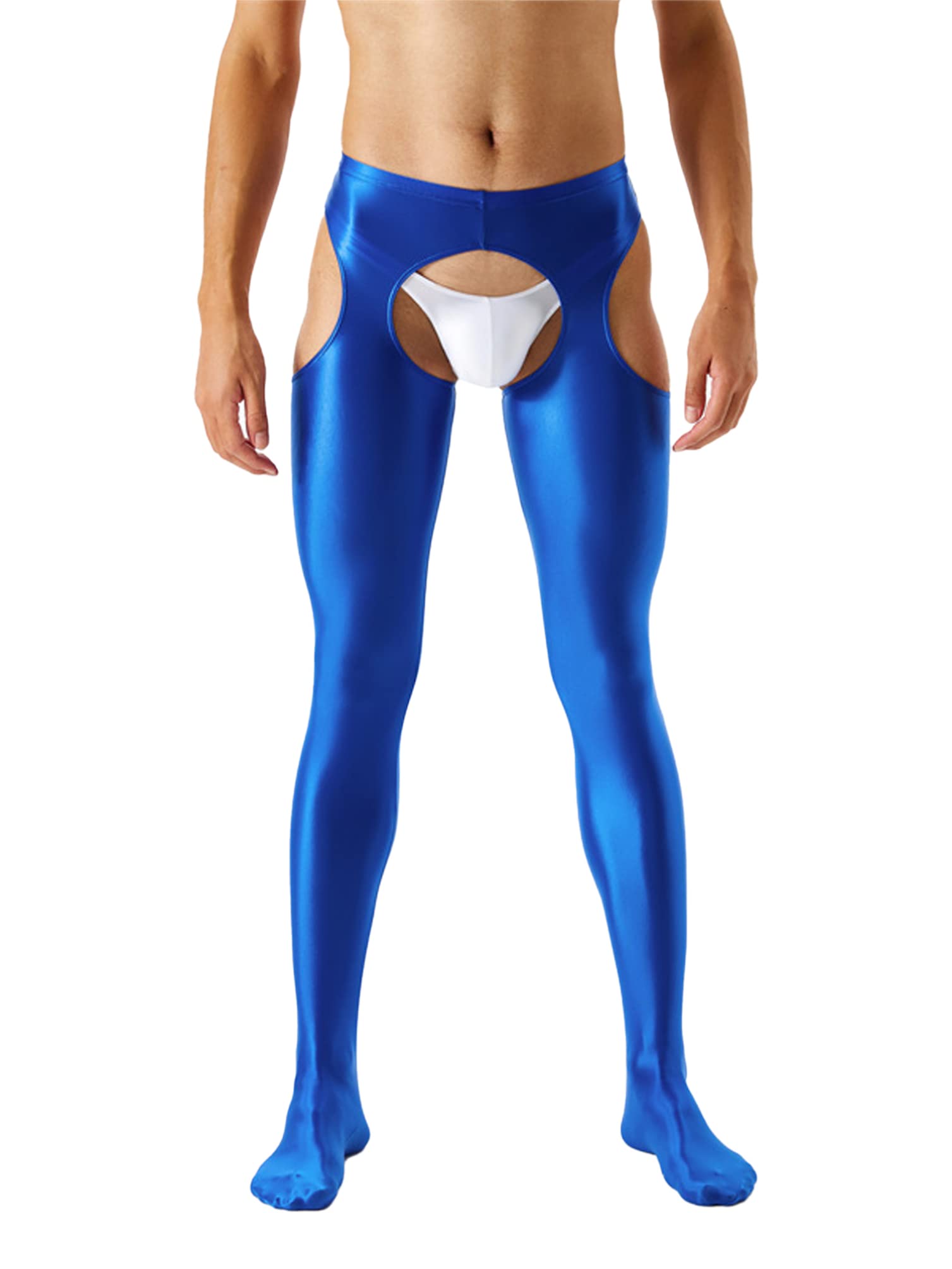 Collants Homme Zaldita - Lingerie Sensuelle Ouvert Entrejambe Brillant Pour Soirée Intime