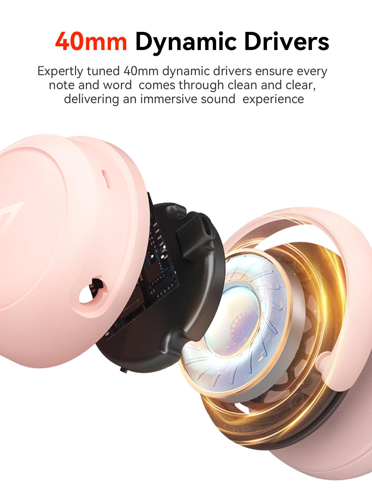 1MORE HQ20 Auriculares para Niños, Auditiva Límite de 75/85/90dB, Plegable Cascos Inalámbricos 5.3 Bluetooth, HD-Micrófono, Sonido Estéreo, para Niños Niñas Adolescentes, iPad, Tableta, Viajes