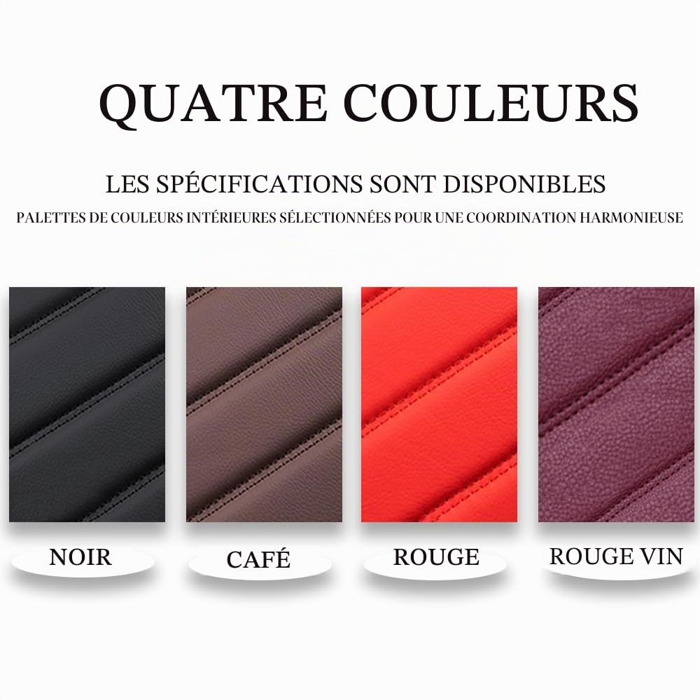 Tapis de Sol pour BMW 1/2/3/4/5 Series X1 X2 X3 X4 X5 X6 | Tapis auto sur mesure, Cuir synthétique luxe, antidérapant,Nettoyage facile, design premium & fixation sécurisée.