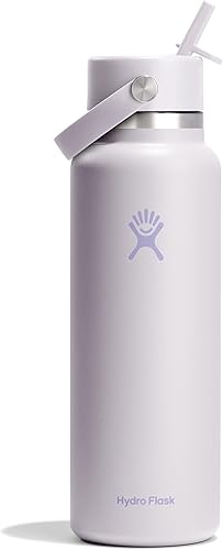 Miniatura 114 de Hydro Flask Botella de agua – Acero inoxidable aislado – Tapa flexible con popote de boca ancha, antiderrames, a prueba de fugas y recargable en 32