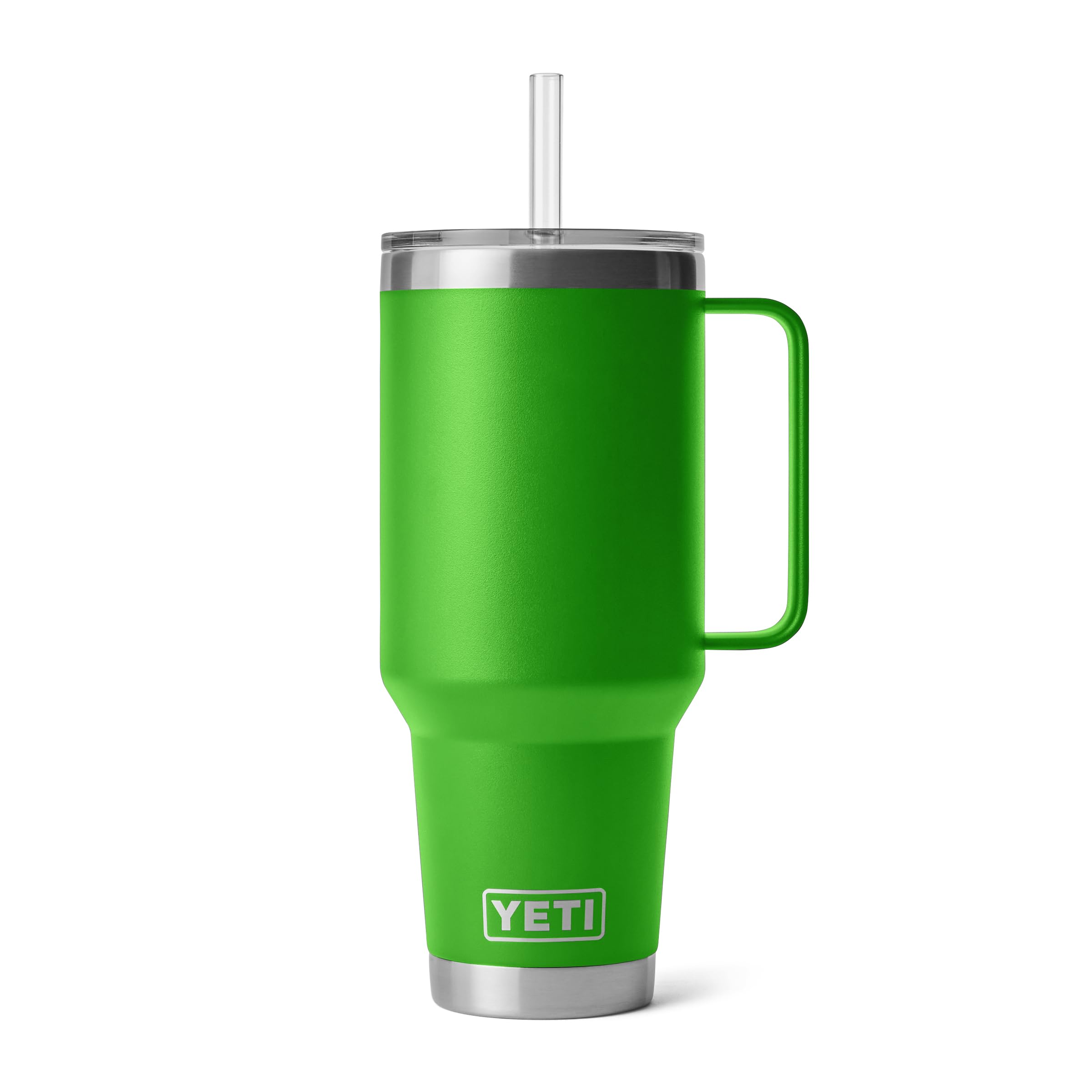 YETI Rambler 42 oz Straw Mug, Vacuum Insulated, Stainless Steel, Canopy Green