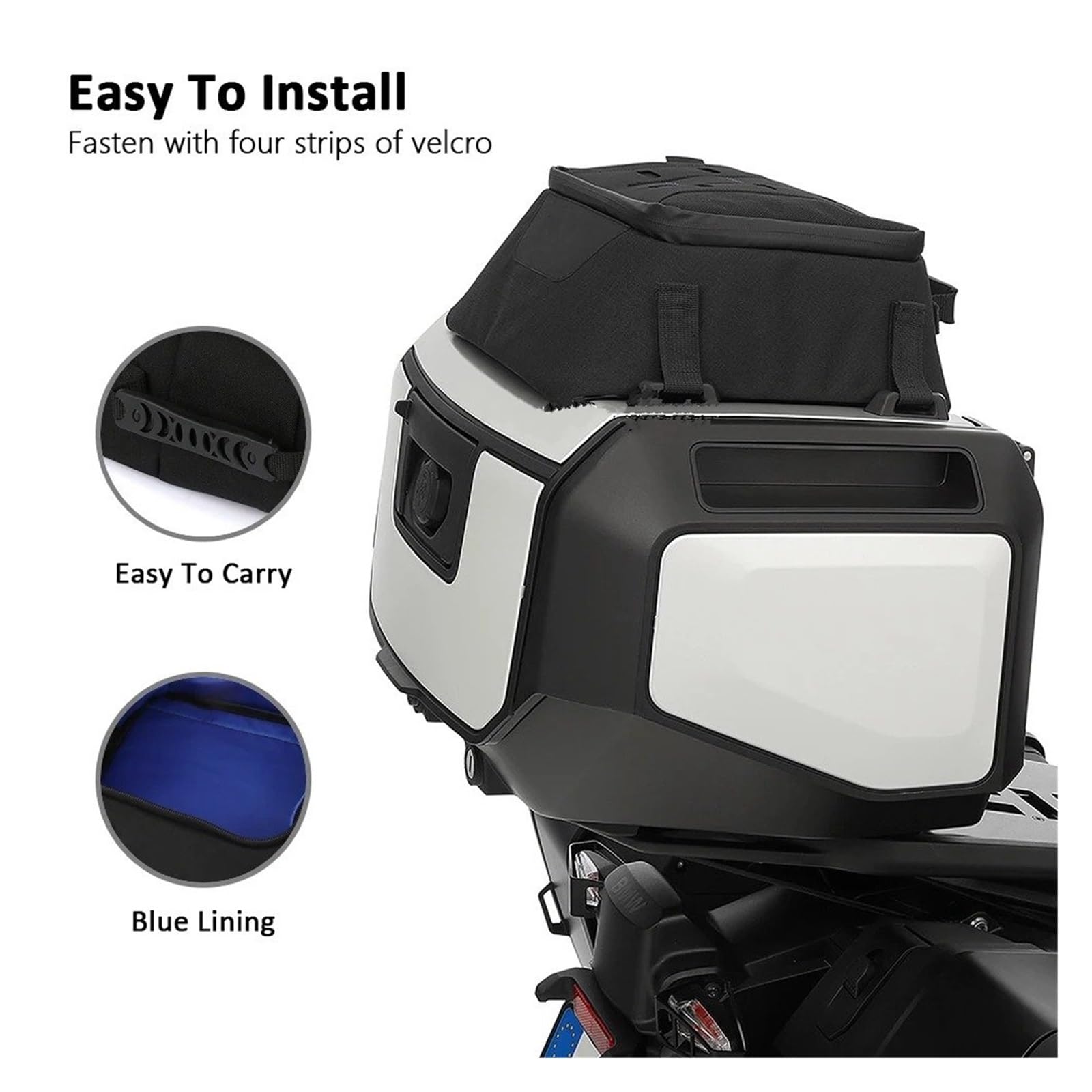 Sacoches Latérales Réservoir Pour BMW R 1300 GS Adventure (2024-2025) - Nylon, 2 Pièces - Sacoches Moto