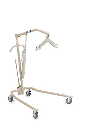 Invacare Lightweight Hydraulic Patient Lift, White, 450 lb. Weight Capacity, 9805P, Beige
