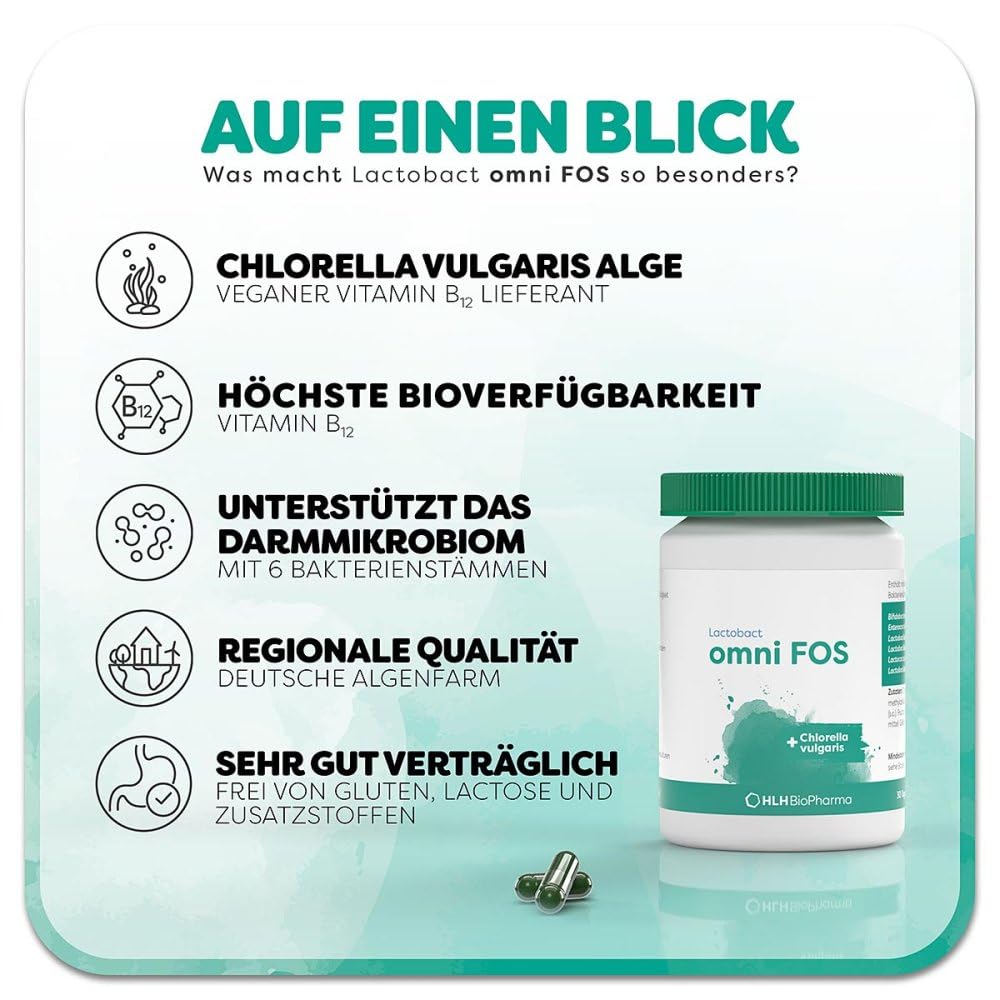 Lactobact Omni FOS magensaftresistente Kapseln
