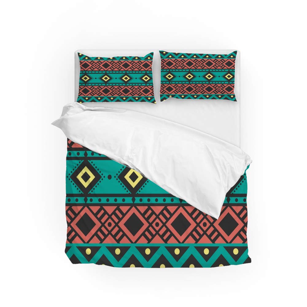 Housse de couette en microfibre souple parure de lit 3 pièces King pour maison