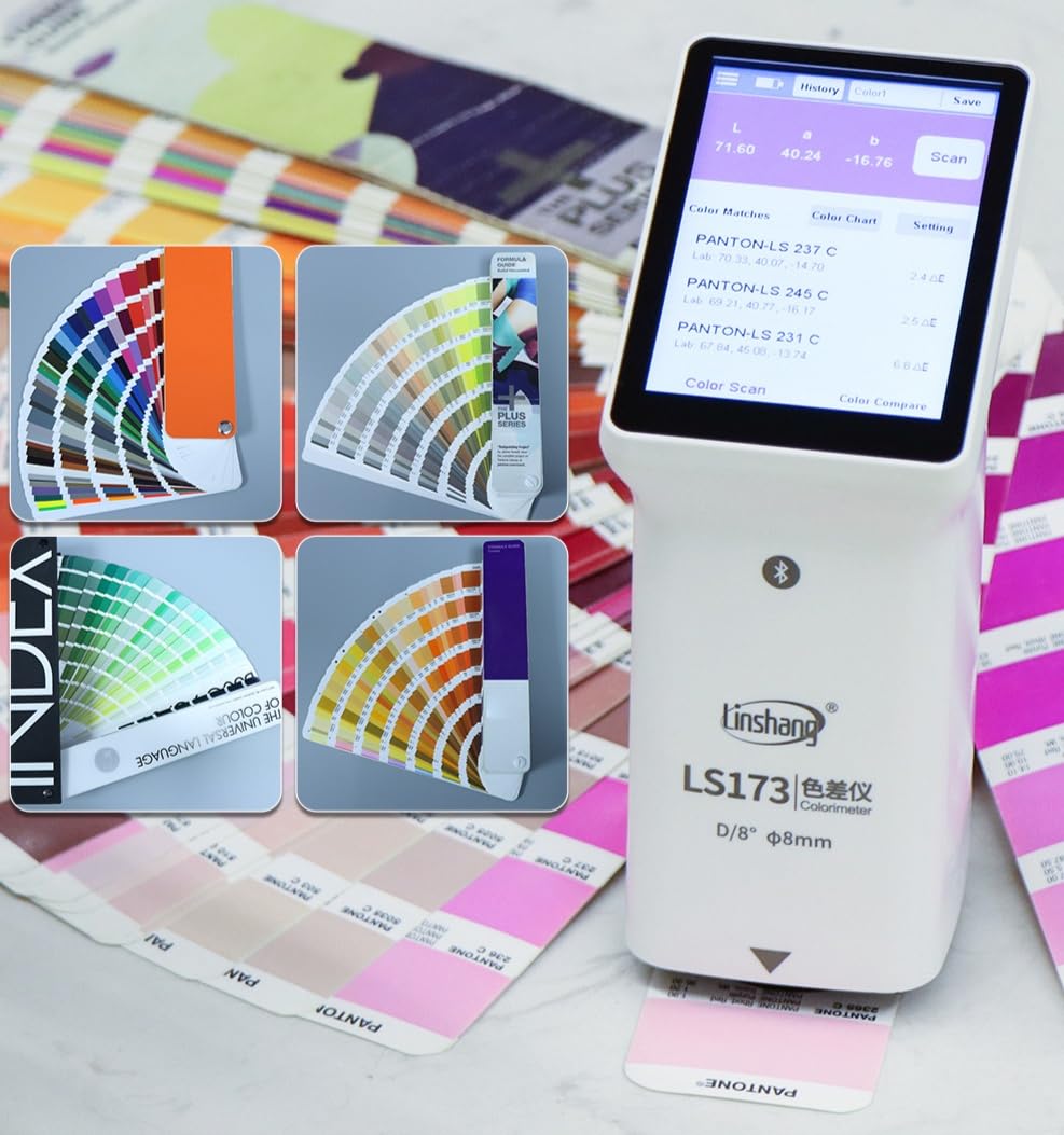 LS173 Digitaler Kolorimeter Farb-Analysator D/8° Mobile APP Touchscreen PC-Software
