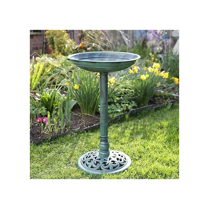 Buy garden mile Traditional Bird Bath Garden Outdoor Bird Low