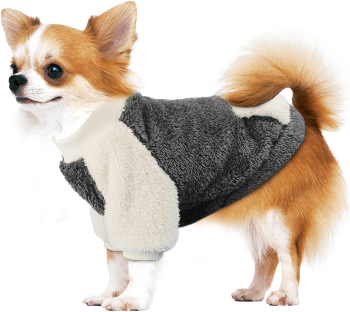 Namsan Dog Jumper for Small Dogs, Winter Dog Jumper with Pocket Design