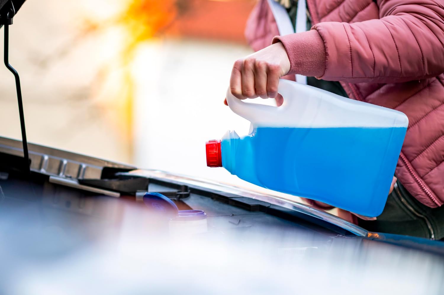 Koncentrat do ochrony szyb przed zamarzaniem 5 litrów -60 stopni | Koncentrat przeciw zamarzaniu do spryskiwaczy szyb samochodowych | Koncentrat przeciw zamarzaniu 5L