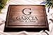 Personalized Cutting Board, Custom Wedding, Anniversary or Housewarming Gift Idea, Wood Engraved Charcuterie, for Couples, Family and Clients Classic Initial Design 015