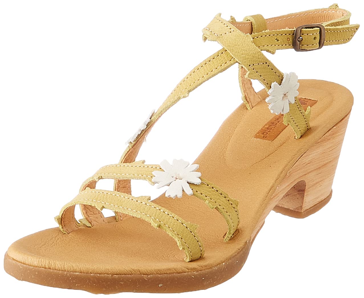 El Naturalista Sylvan Women's Heeled Sandal, Herbal, 6 UK