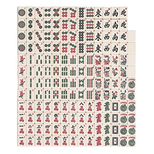 Set de 166 fichas de Mahjong americano The Classic miniatura 5