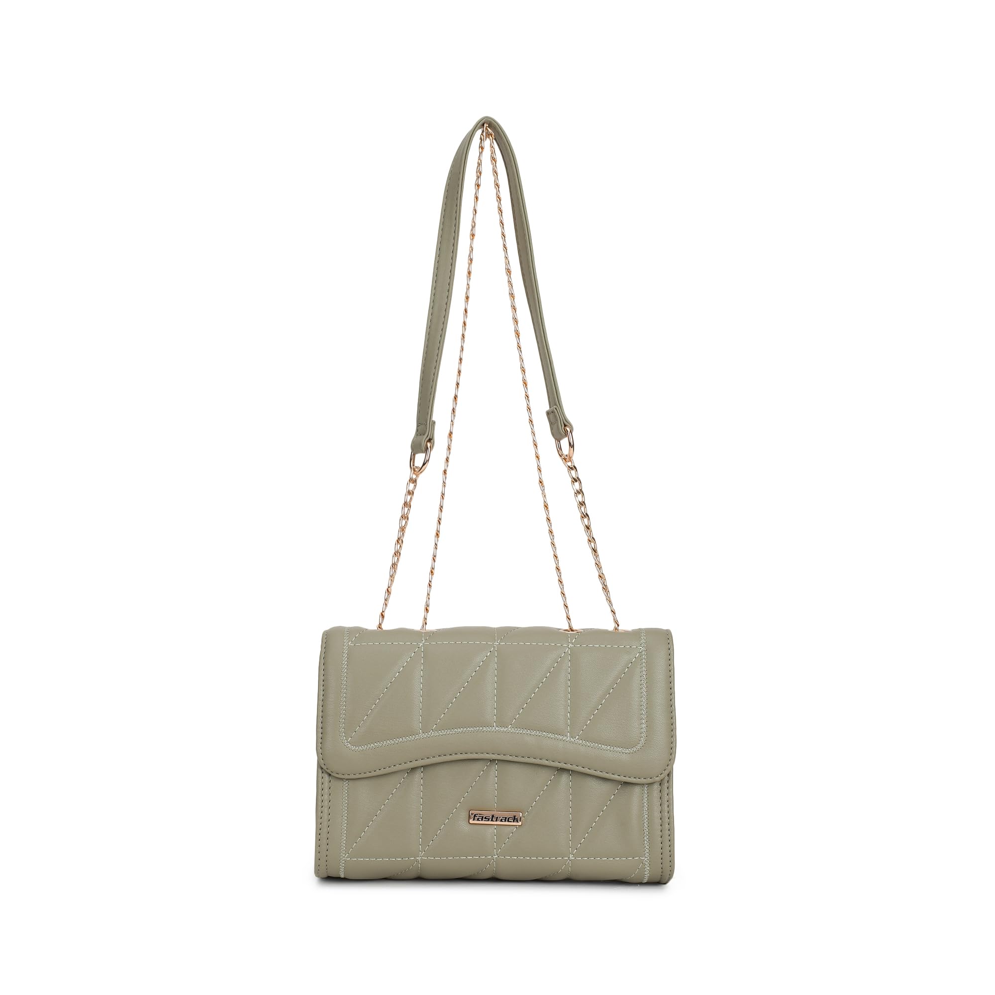 Fastrack Structured Quilted Sling Bag For Women, Ladies and Girls | Made Up of Premium Semi PU Leather Material (B0D9BKLV4X) Amazon Price History, Amazon Price Tracker
