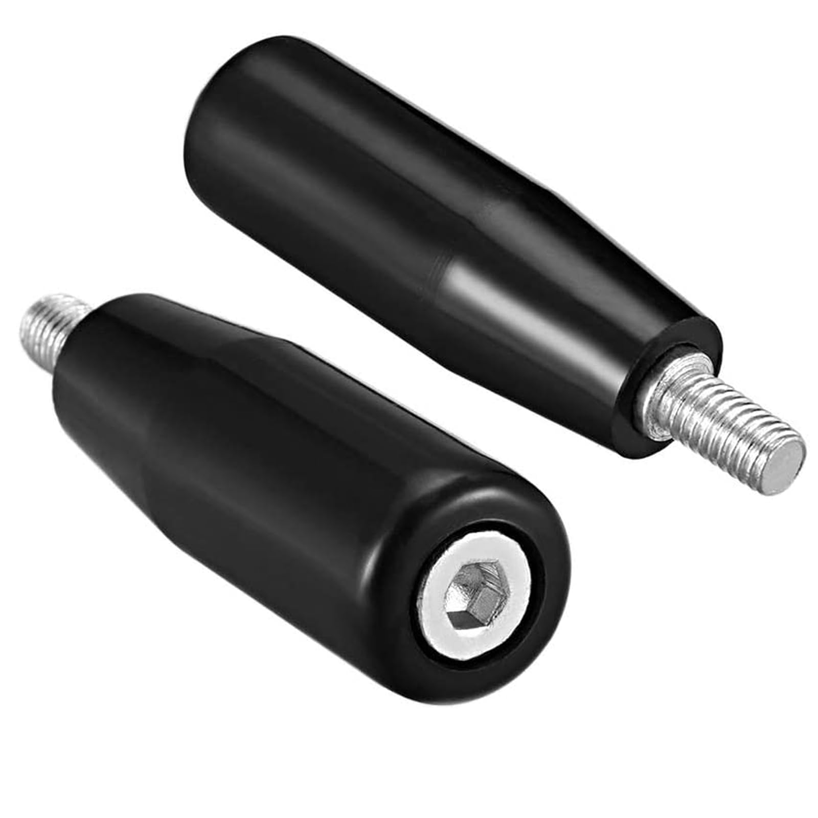 TOP-VIGOR M6 x 50 Revolving Handwheel Grip, M6 Male Threaded Screw Knob Crank Handle for Industry Lathe Milling Machine - Image 4