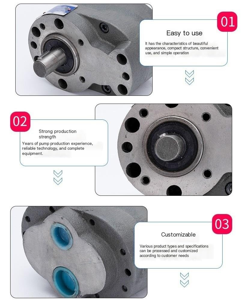 Pompe hydraulique CB-B6/B10/B4/B16/B20/B25, pompe à engrenages DOLUNTO(CB-B50)