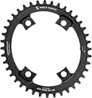 ウルフトゥース　ドロップストップ チェーンリング　42T 110BCD 黒 楽天市場】ウルフトゥース Drop stop Chainring（ドロップス