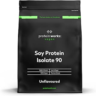 Soy Protein 90 (Isolate) Protein Powder | 100% Plant-Based | Low Fat | No Added Sugar | Gluten-Free | THE PROTEIN WORKS | ...