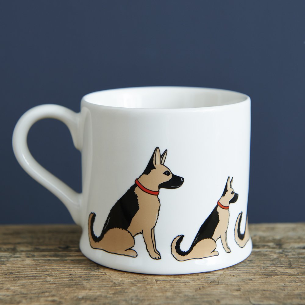 German Shepherd Cups by Sweet William