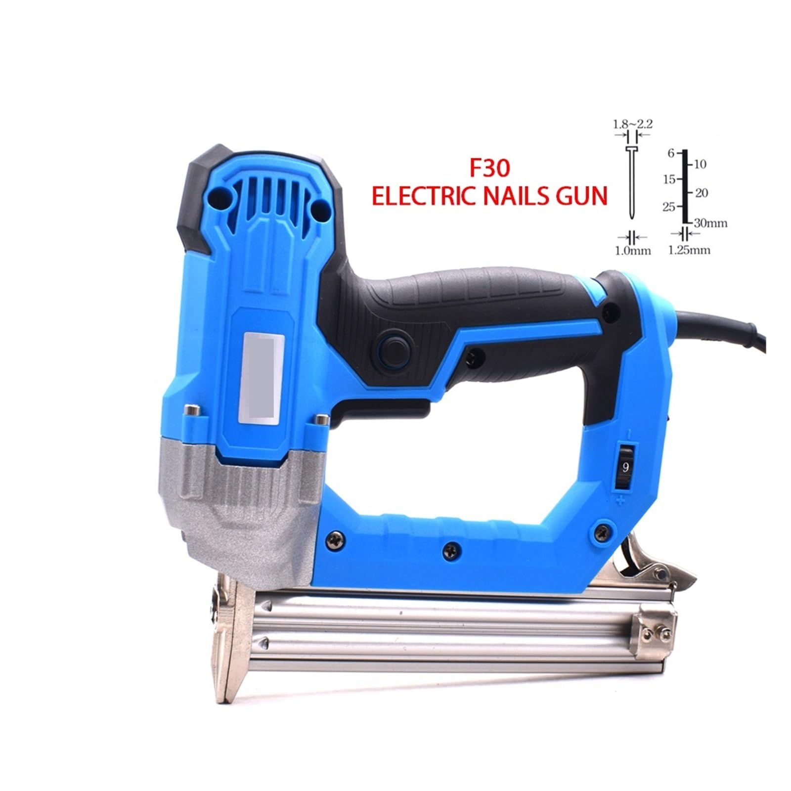 2300W Heavy Duty Elektryczny Pistolet Do Gwoździ F30 Framing Tacker Gospodarstwa Domowego Elektryczne Elektronarzędzia Pistolet Do Gwoździ Elektryczne Gwoździe Do precyzyjnego frezowania