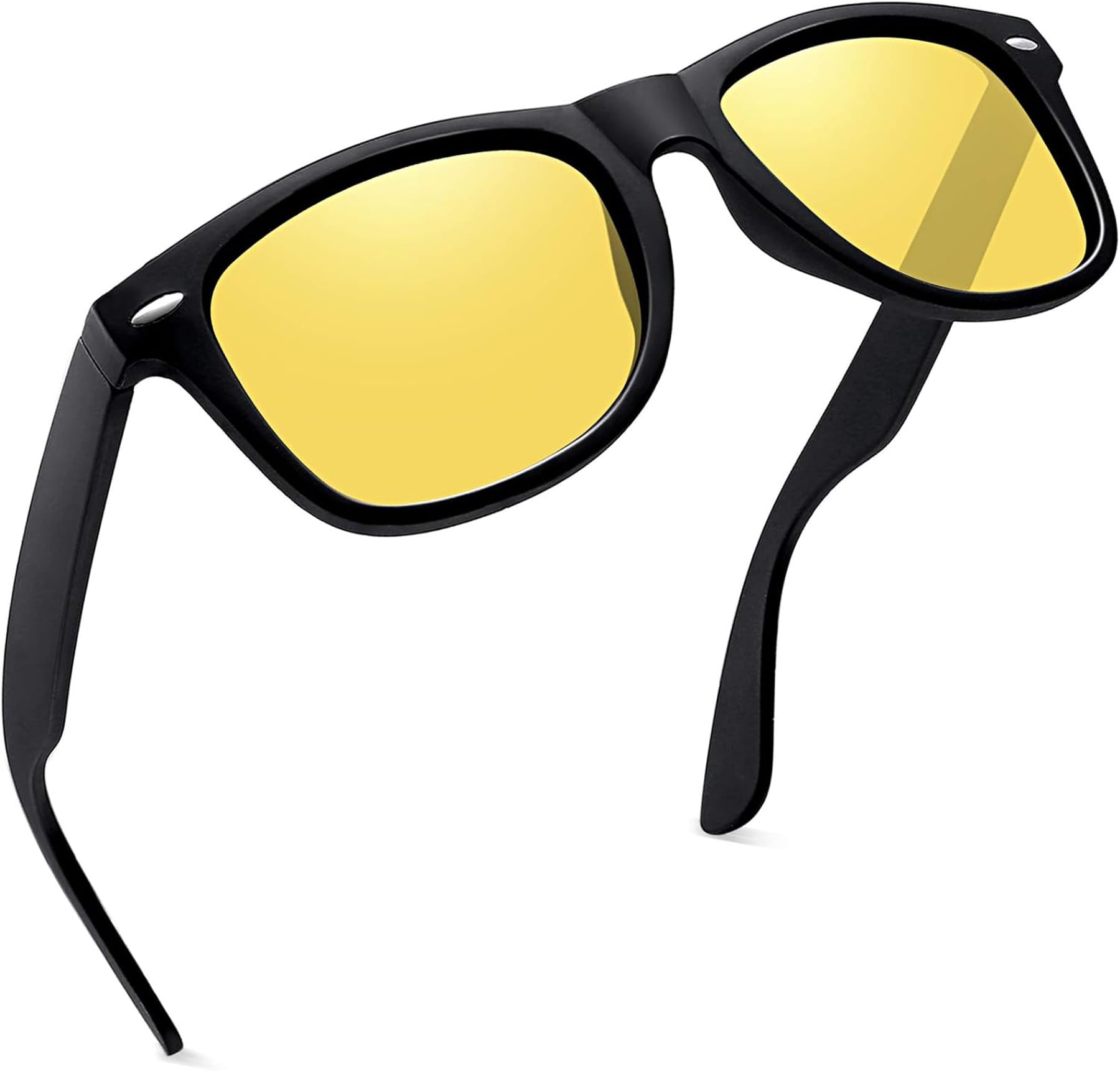 Joopin Night Driving Glasses for Women Men Anti Glare Nighttime Glasses with Yellow Lenses Reduce Headlight Glare