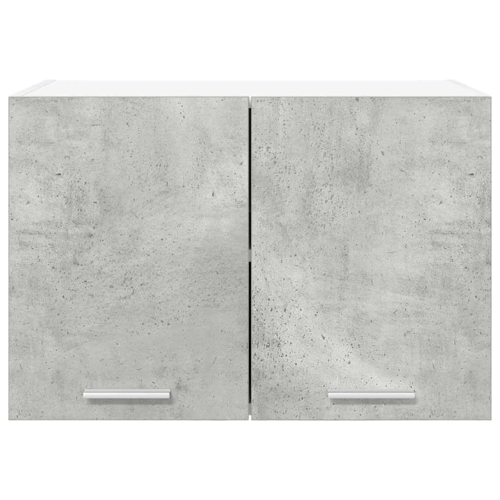 Generico Armadio pensile Riga Grigio Cemento e Bianco 60 x 31 x 40 cm,Armadietti e portaoggetti,Pensili da cucina-884168