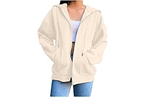 Hoodies for Women on Black Friday - Oversized Fleece Jacket Under $20