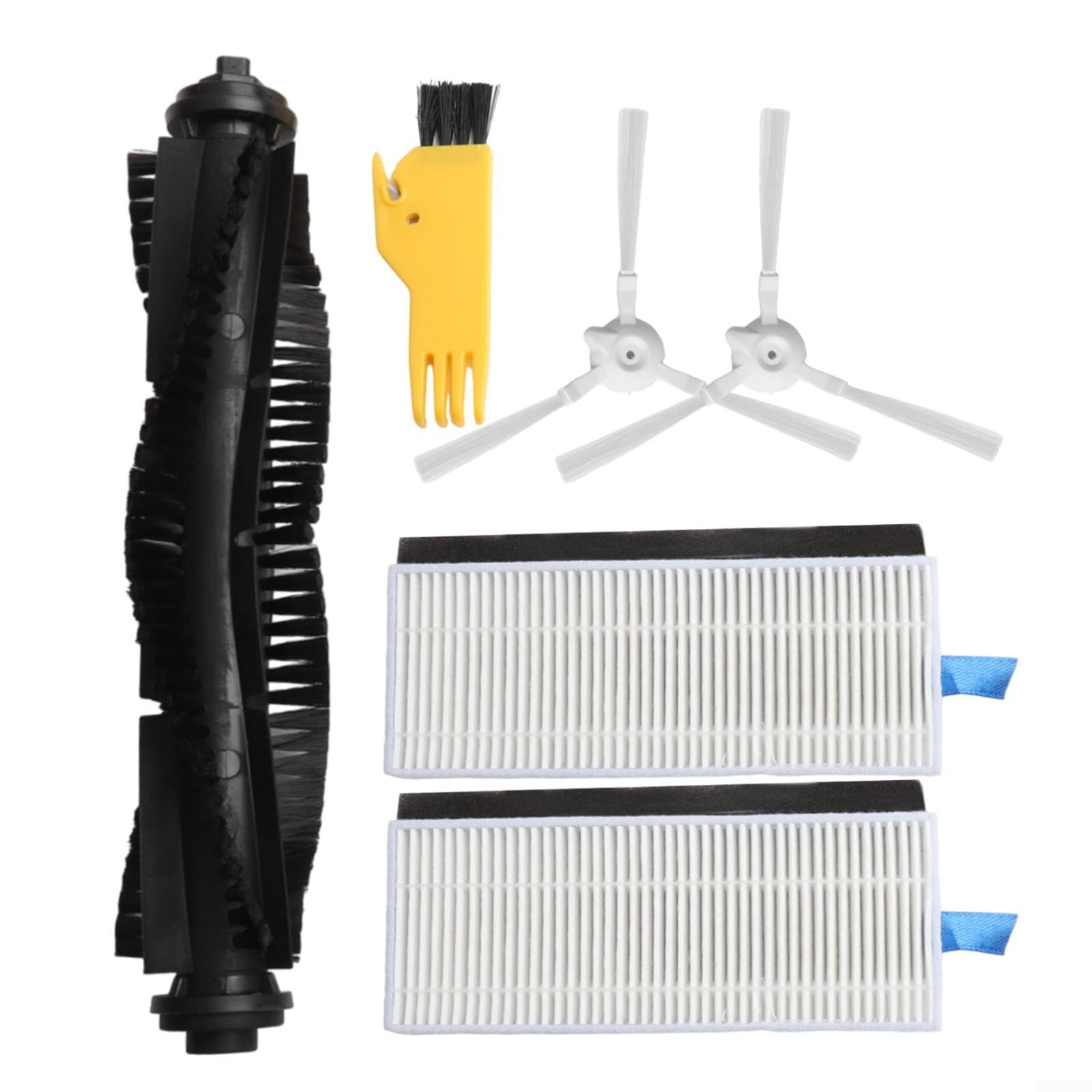 Kit de repuesto de filtro HEPA y cepillo principal para robot aspirador 360 S6 para mantener suelos limpios