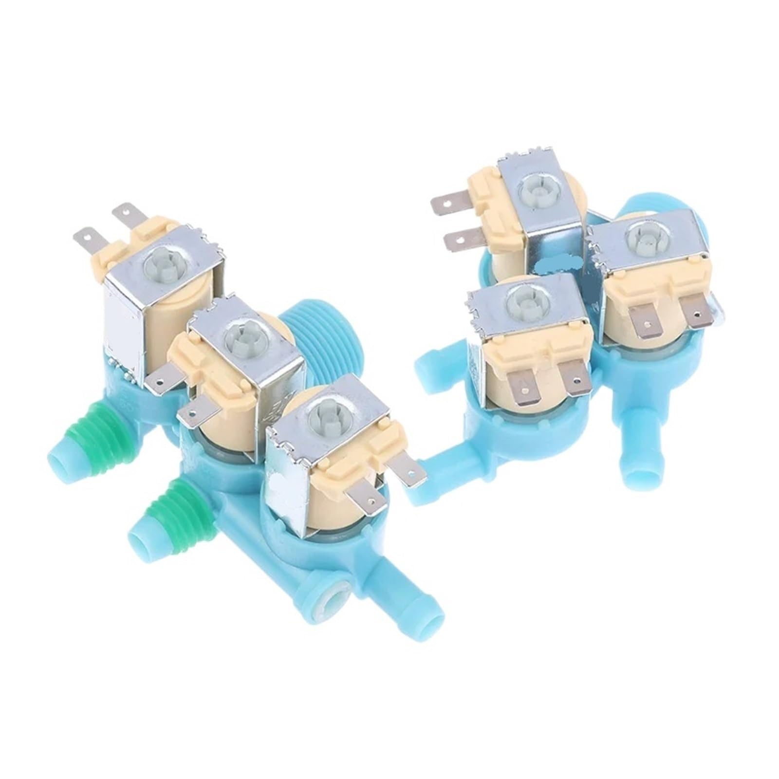 HIZON 1PCS DC62-00266E DC62-00233D Solenoid Valve AC 220-240V For Washing Machine Double Head Water Inlet Valve(DC62 00266E)