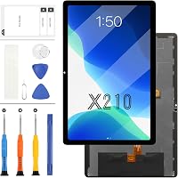 LADYSON LCD Kijelző Samsung Galaxy Tab A9+ A9 Plus SM-X210 SM-X215 SM-X216B Érintőképernyő Digitizer Csere Szett Szerszámokkal Fekete 10.9" 1