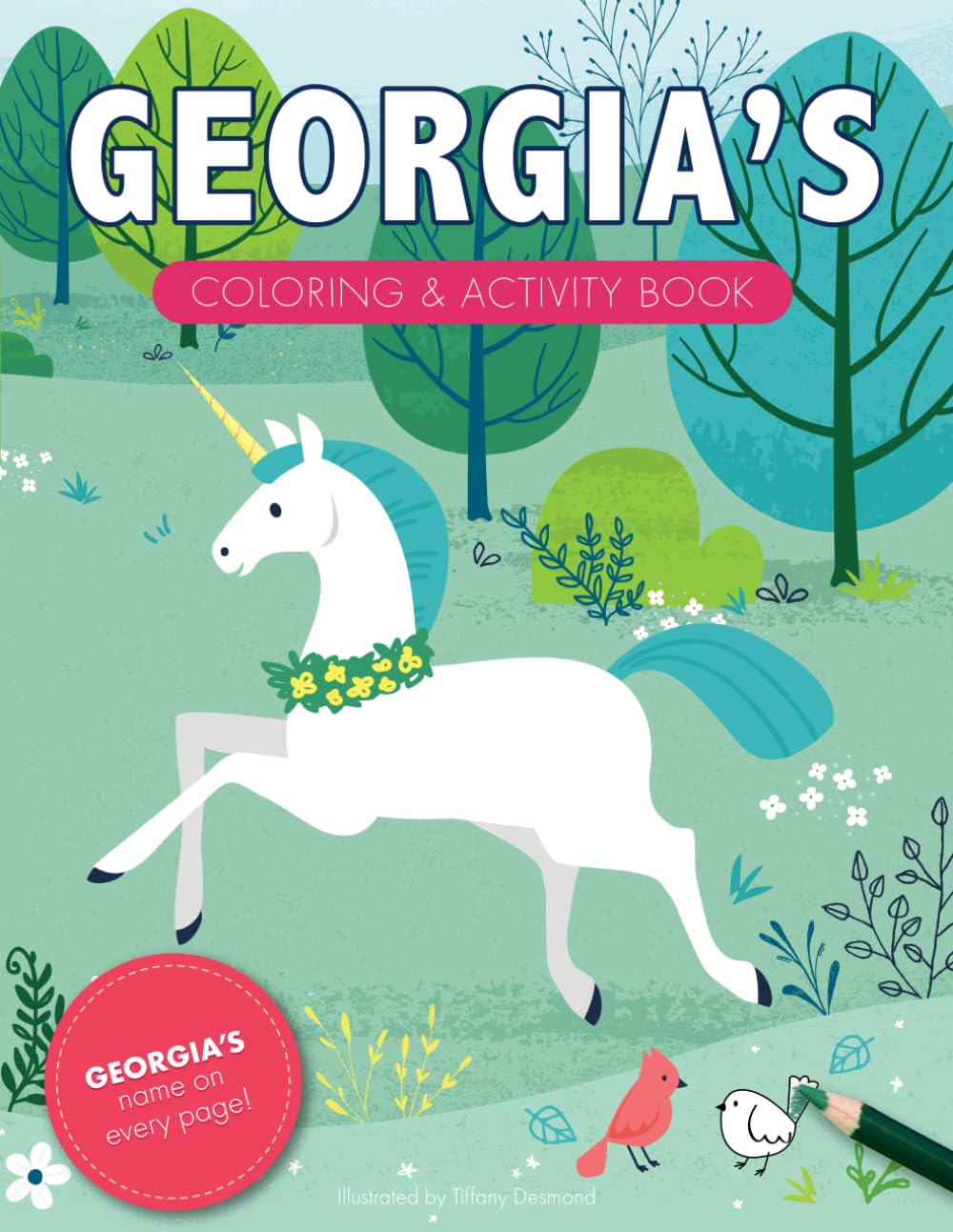 Georgia's Coloring & Activity Book: A Personalized Gift For Georgia - Her Name On Every Page (Personalized Coloring Pages)