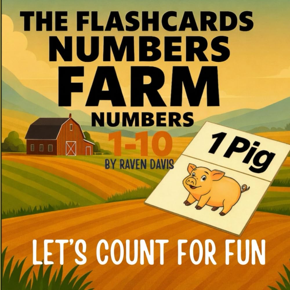 The Flashcards Numbers Farm: Counting 1-10
