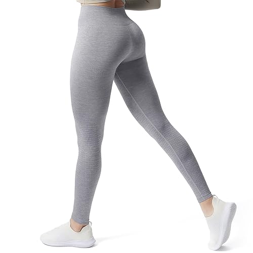 Aoxjox Women's High Waist Workout Gym Vital Seamless Leggings Yoga