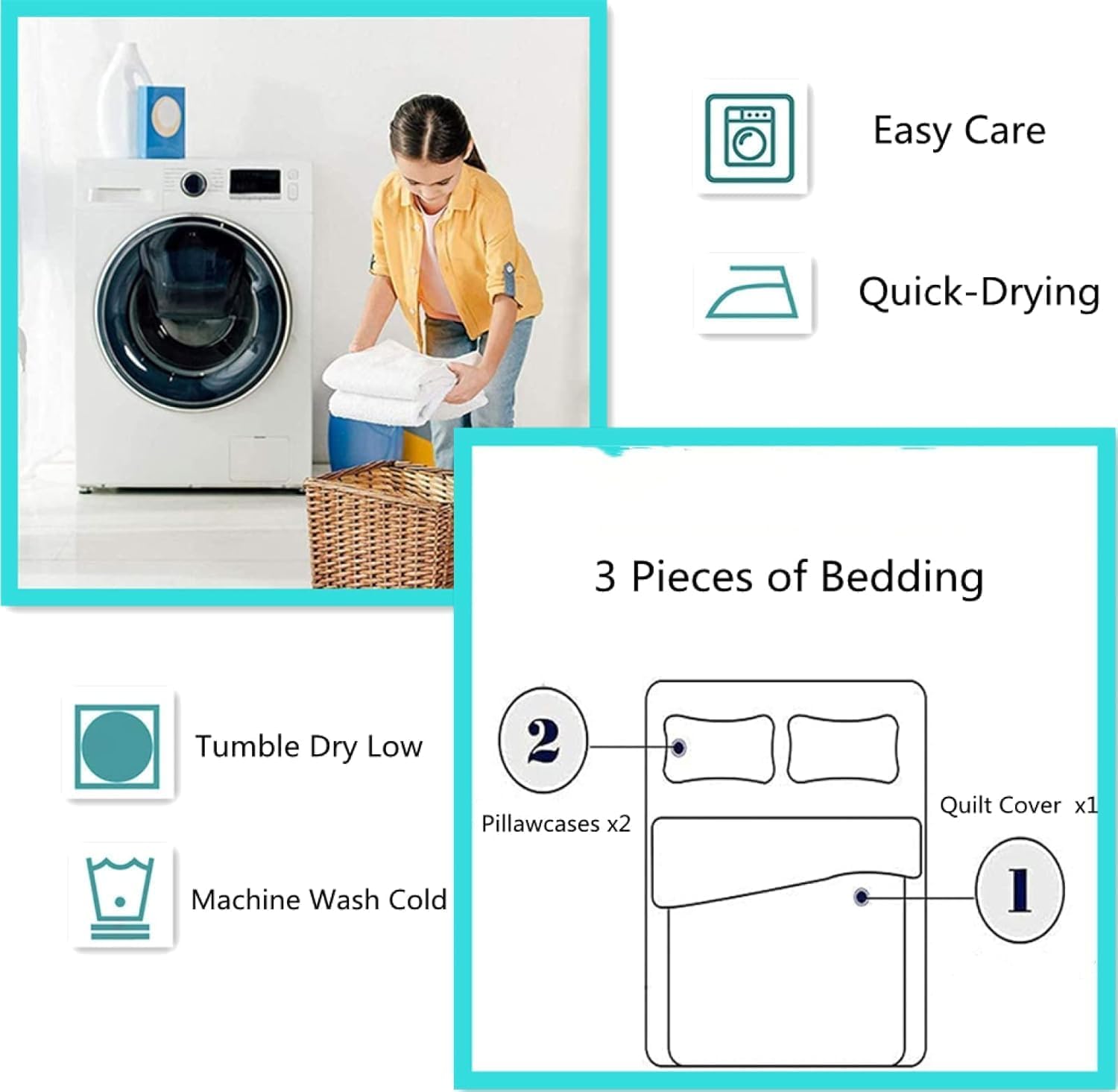 Funda Nordica Cama 135/150 Estrella Ropa de Cama 3D Minimalista Moderno Microfibra Suave 3 Piezas Include 1 Fundas Nórdica 220x240 cm y 2 Fundas de Almohada 50x75cm C-1658