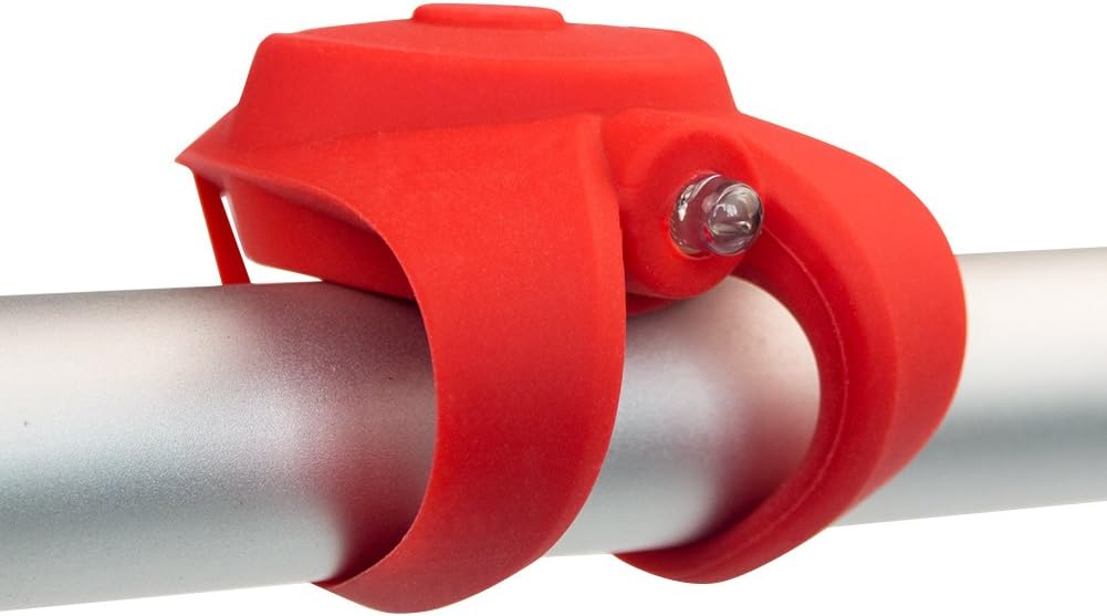 Silicone LED Bicycle Light Buggy Warning Flash (Red)