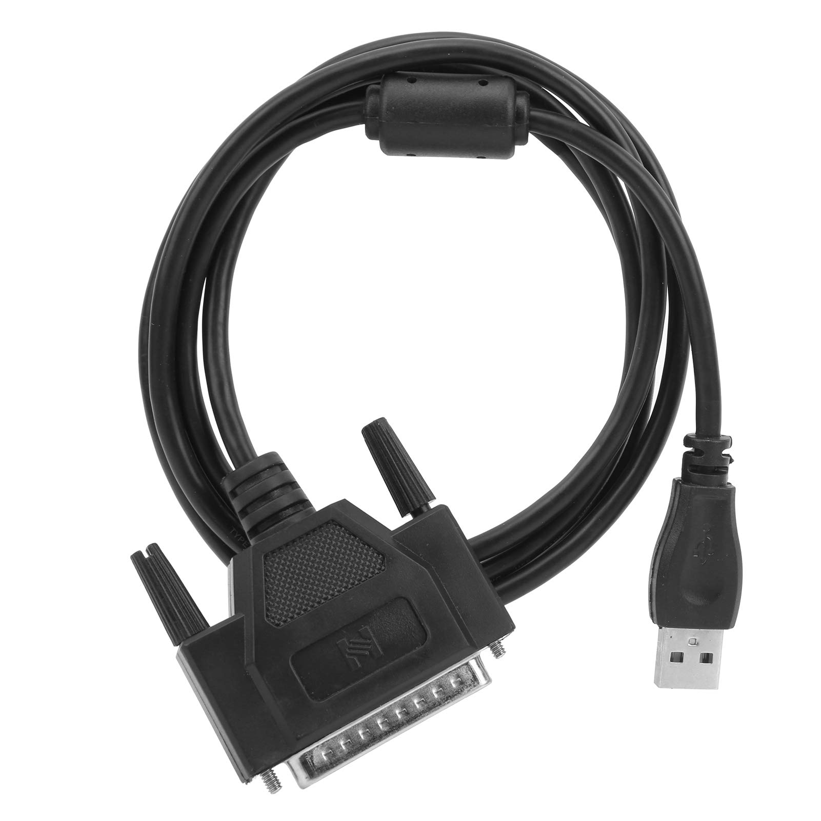 FTVOGUE Cavo Adattatore USB, Cavo Adattatore USB CNC ABS DB25 Trasmissione Dati 12 Mbps, Convertitore da a Parallelo per Connessione Computer Macchina CNC