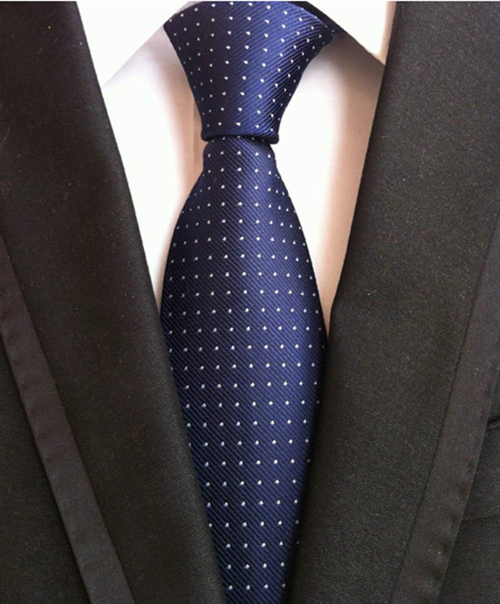 Secdtie Men's Classic Solid Color Ties Soft Business Casual Attire Suit Neckties