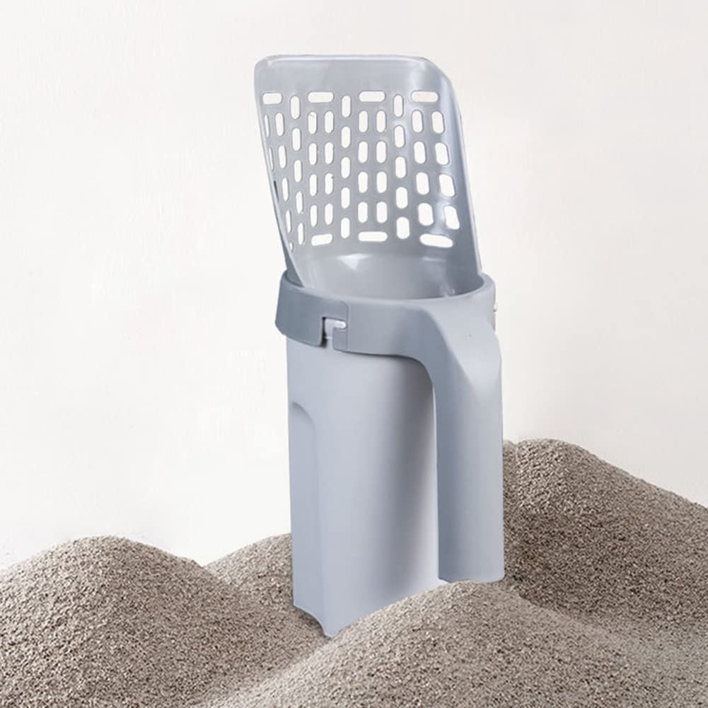 Qezodsx Cats Litter Shovel Scoop Plastic Cats Litter Shovel Scoop for Pet Filter Clean Toilet Garbage Picker Cats Supplies Accessory Cats Litter Box Cleaning - Image 4