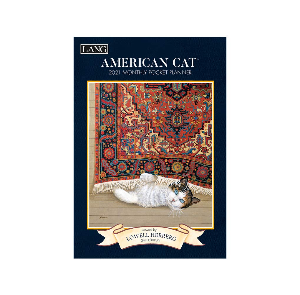 American Cat 2021 Monthly Pocket Planner