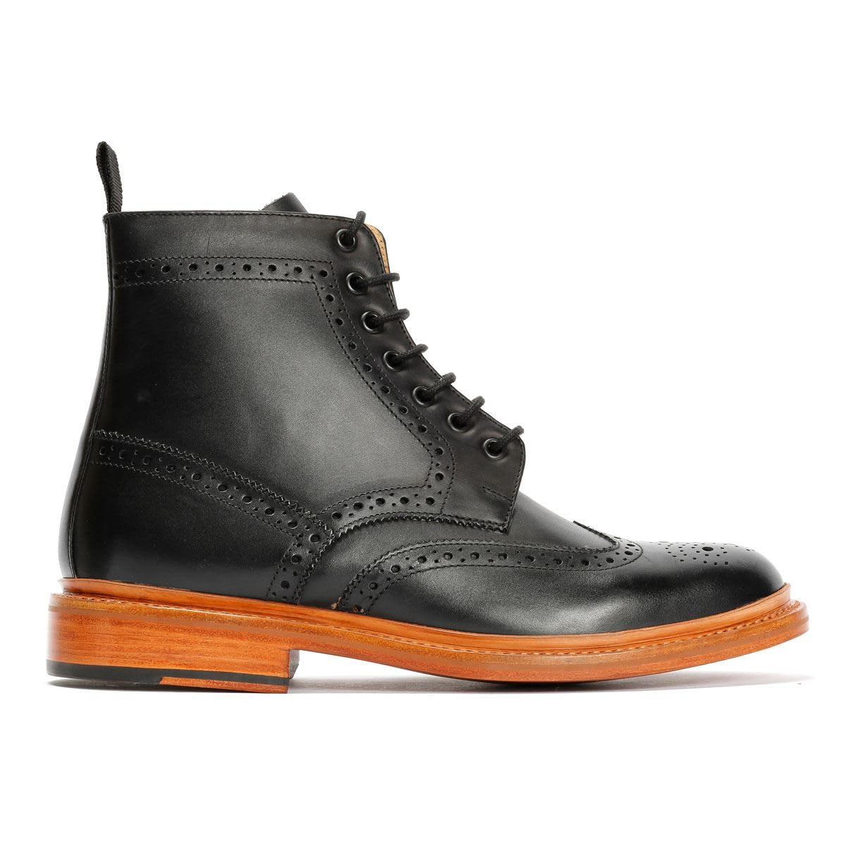 Chapman & Moore Walter Brogue skórzane męskie brązowe buty