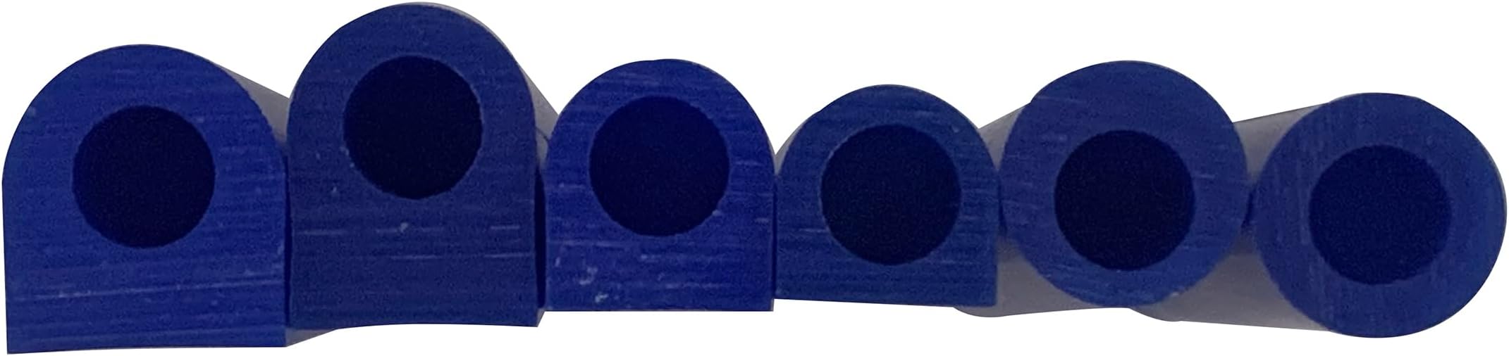 Djcoolbe 6PCS Blue Ring Wax Hole Round Tube for Jewelry Carving Moulding Wax Tool Casting Mold Wax Ring Wax Making Kit