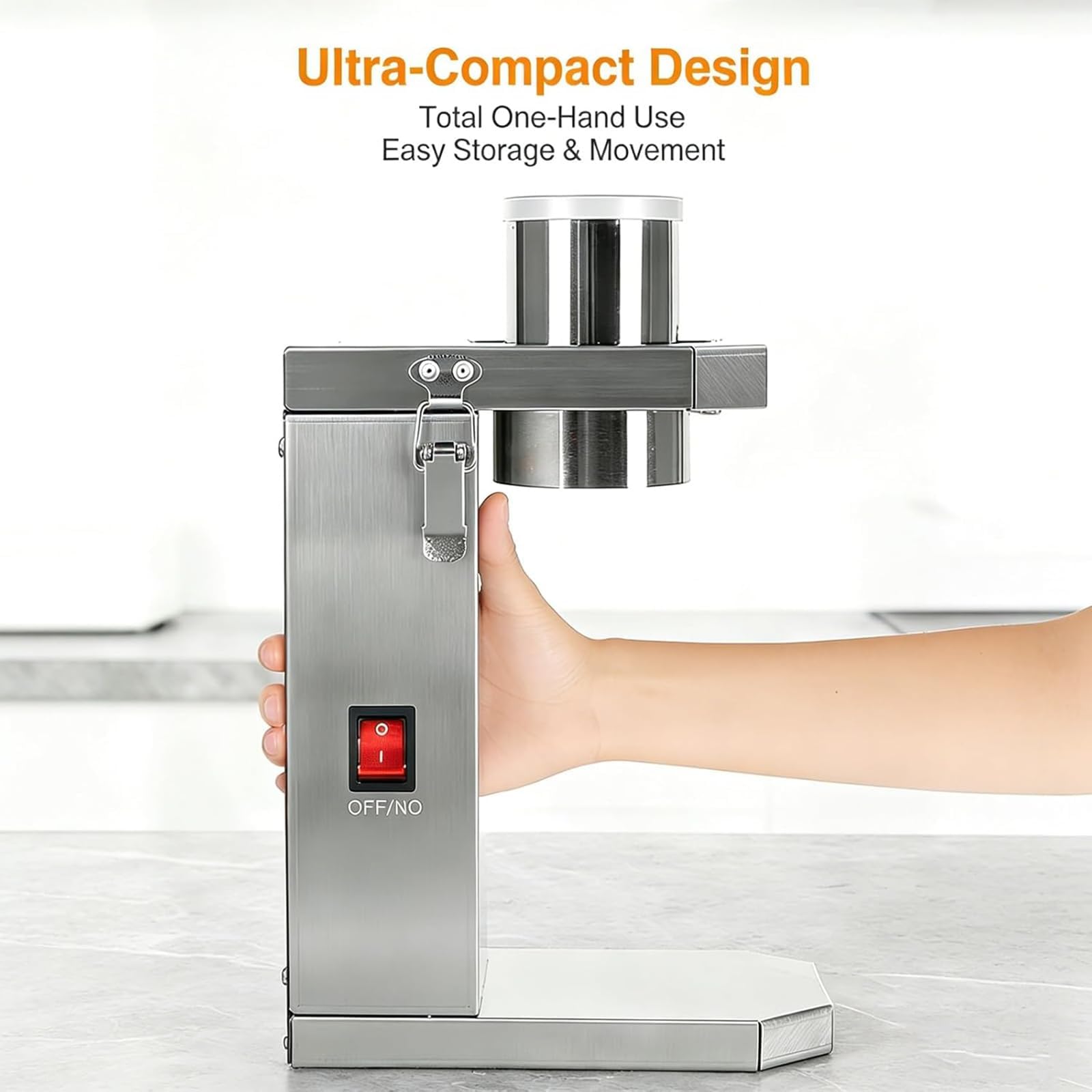 Sbbiatrice elettrica per mais, 40 W, in acciaio inox, con ampio scivolo e denti regolabili, per mais fresco e cotto, uso domestico